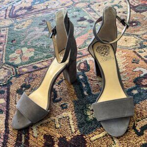 Vince Camuto Grey Suede Heels